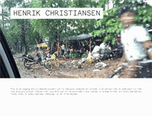 Tablet Screenshot of henrikchristiansen.com